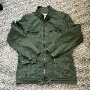Olive Green Utility Jacket